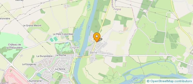 localisation de l'entreprise AMVET  MONTREUIL-JUIGNE