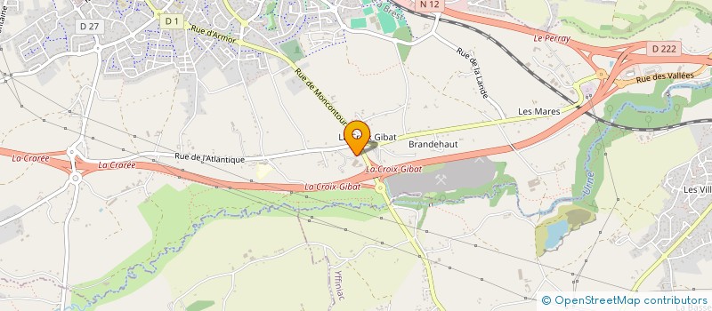 localisation de l'entreprise AMVH IMMO  TREGUEUX