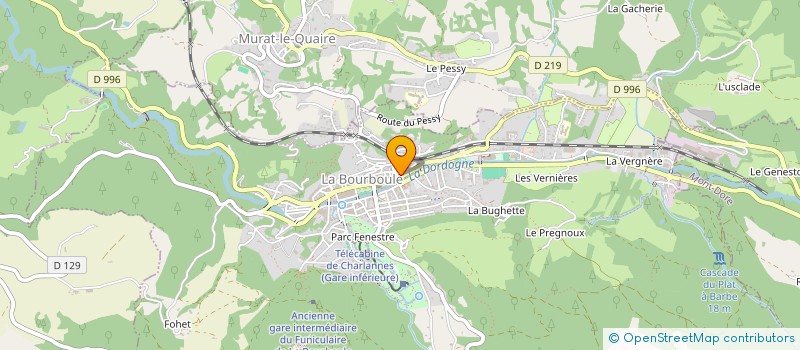 localisation de l'entreprise AMVIE  LA BOURBOULE