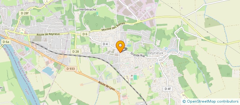 localisation de l'entreprise AMVM7  REYRIEUX