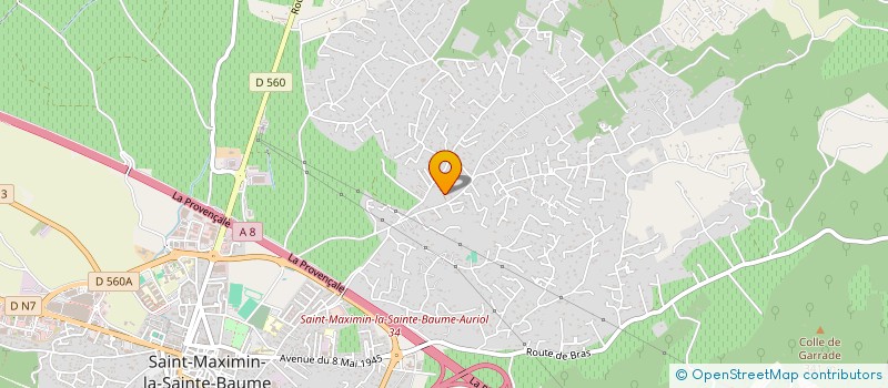 localisation de l'entreprise AMVO à SAINT-MAXIMIN-LA-SAINTE-BAUME