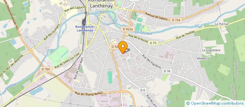 localisation de l'entreprise AMVOE YA DZA'A (AMITIE DU PAYS)  ROMORANTIN-LANTHENAY