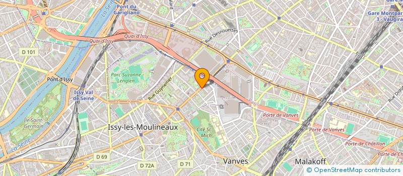 localisation de l'entreprise AMVP COACHING à ISSY-LES-MOULINEAUX