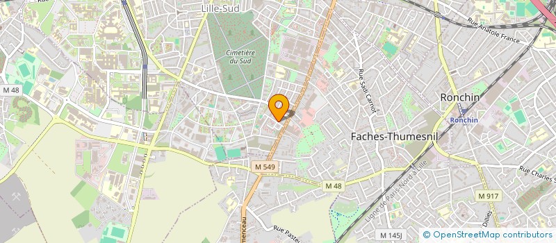 localisation de l'entreprise AMVTC à LILLE