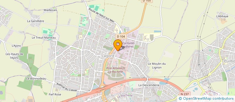 localisation de l'entreprise AMX  LAGORD