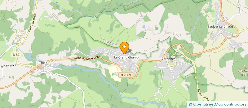 localisation de l'entreprise AMX  SAINT-GENES-CHAMPANELLE