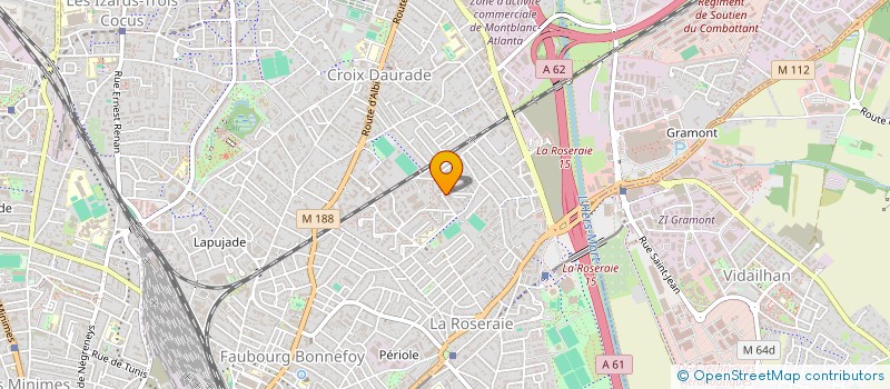 localisation de l'entreprise AMX à TOULOUSE