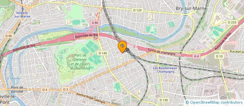 localisation de l'entreprise AMX IMMO  CHAMPIGNY-SUR-MARNE