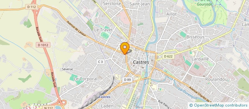 localisation de l'entreprise AMY à CASTRES