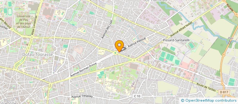 localisation de l'entreprise AMY à PAU