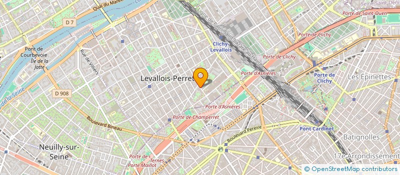 localisation de l'entreprise AMY à LEVALLOIS-PERRET