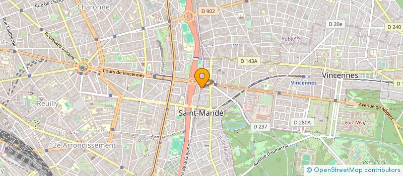 localisation de l'entreprise AMY à SAINT-MANDE