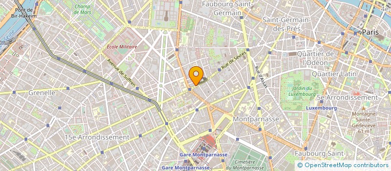 localisation de l'entreprise AMY ASSOCIES SARL à PARIS
