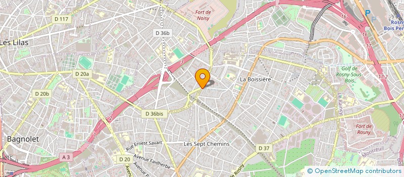 localisation de l'entreprise AMY BEAUTY à MONTREUIL