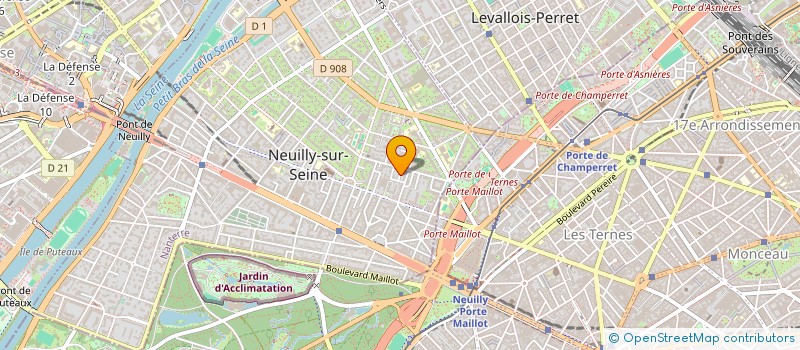 localisation de l'entreprise AMY INVEST à NEUILLY-SUR-SEINE
