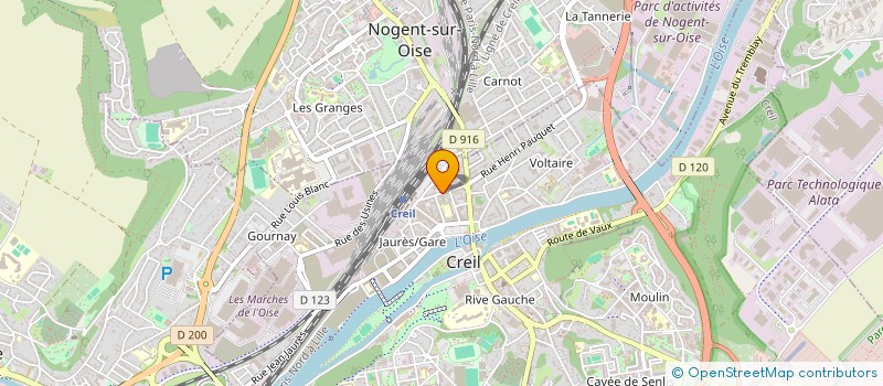 localisation de l'entreprise AMY IVOIRE  CREIL