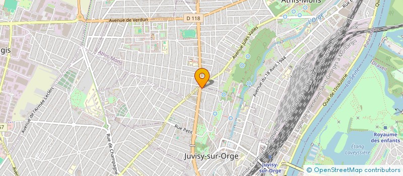 localisation de l'entreprise AMY' TABLE à JUVISY-SUR-ORGE