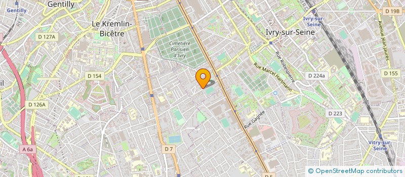 localisation de l'entreprise AMY TRANSPORTS à IVRY-SUR-SEINE