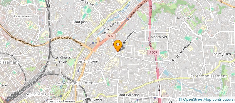 localisation de l'entreprise AMYALIS TELECOM à MARSEILLE