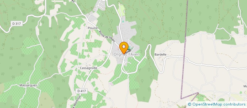 localisation de l'entreprise AMYCA à SALAVAS