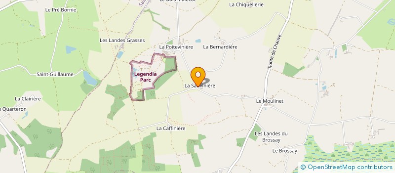 localisation de l'entreprise AMYELEC à FROSSAY