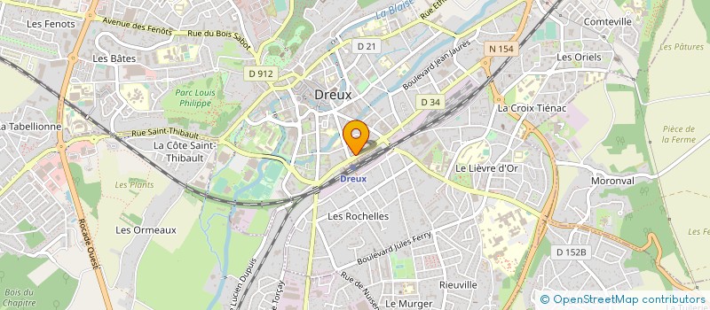 localisation de l'entreprise AMYG EX SARL à DREUX