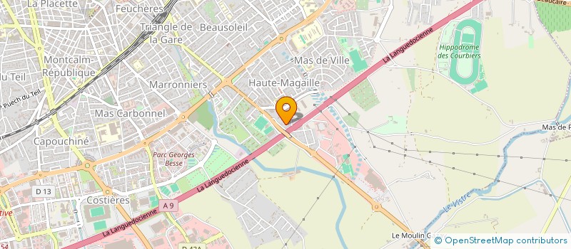 localisation de l'entreprise AMYH CONSTRUCTION à NIMES