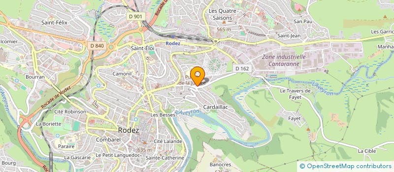 localisation de l'entreprise AMYL  RODEZ