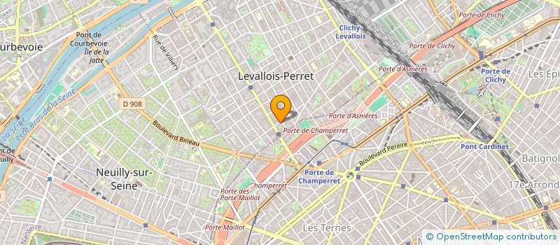 localisation de l'entreprise AMYO à LEVALLOIS-PERRET