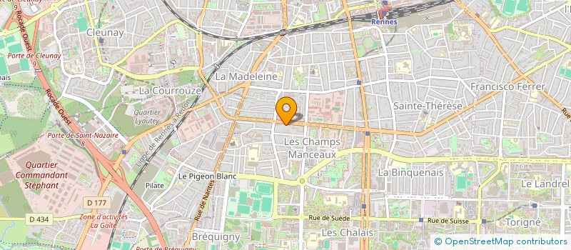 localisation de l'entreprise AMYO  RENNES
