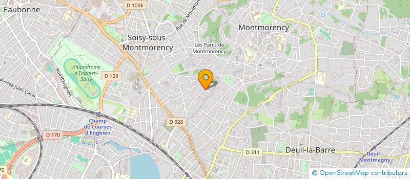 localisation de l'entreprise AMYS INVEST  SOISY-SOUS-MONTMORENCY