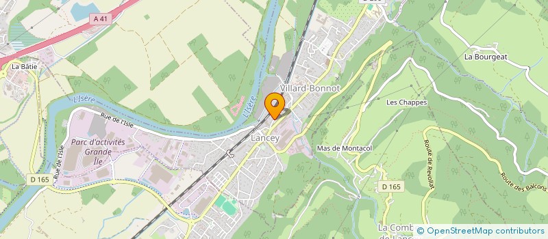 localisation de l'entreprise AMYT  VILLARD-BONNOT