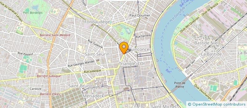 localisation de l'entreprise AMYTHIS à BORDEAUX