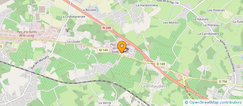 localisation de l'entreprise AMYTIS HLD  HAUTE-GOULAINE