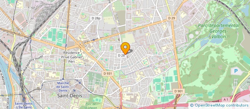 localisation de l'entreprise AMZ à SAINT-DENIS