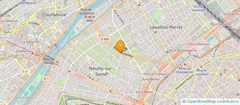 localisation de l'entreprise AMZ CONSEIL à NEUILLY-SUR-SEINE
