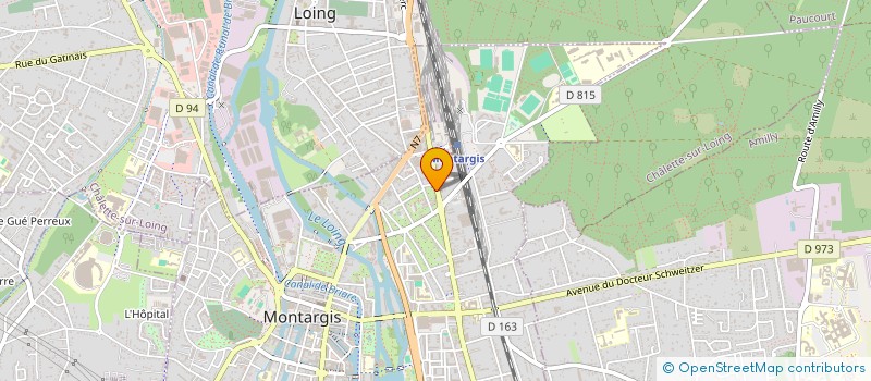 localisation de l'entreprise AMZ CONSEILS ET MAITRISE D'OEUVRE  MONTARGIS
