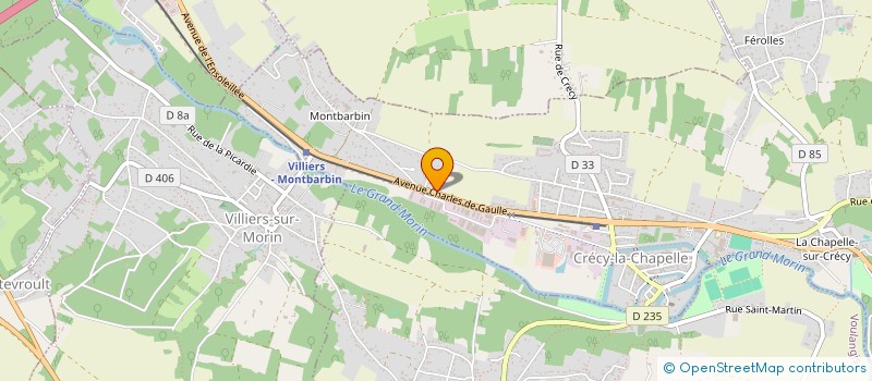 localisation de l'entreprise AMZ DISTRIBUTION à CRECY-LA-CHAPELLE