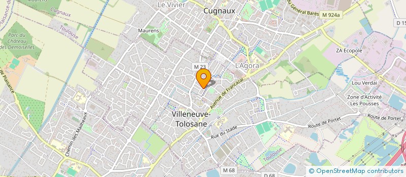 localisation de l'entreprise AMZ ETANCHEITE à VILLENEUVE-TOLOSANE