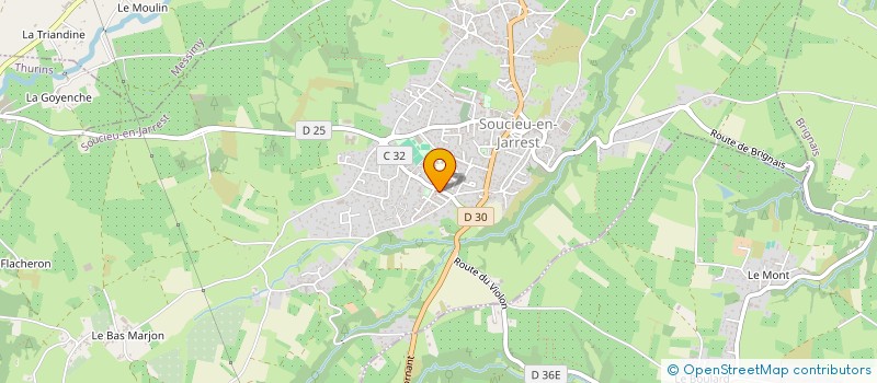 localisation de l'entreprise AMZ FRANCE  SOUCIEU-EN-JARREST