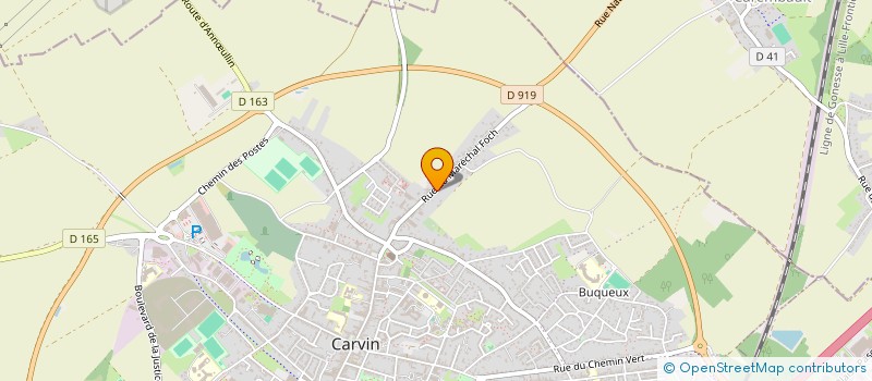 localisation de l'entreprise AMZ IMMO  CARVIN