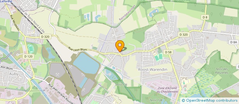 localisation de l'entreprise AMZ LELILI  ROOST-WARENDIN