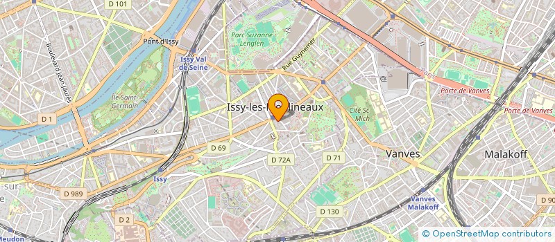 localisation de l'entreprise AMZ TRADING à ISSY-LES-MOULINEAUX