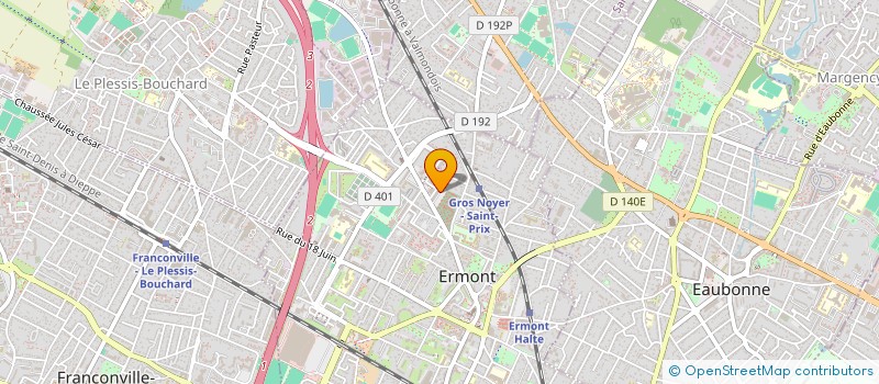 localisation de l'entreprise AMZBASIC à ERMONT