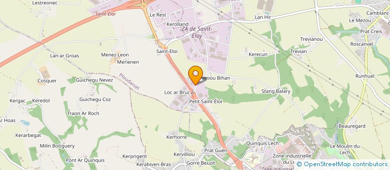 localisation de l'entreprise AMZER DA ZONT  PLOUEDERN