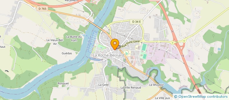 localisation de l'entreprise AMZER DIBENN  LA ROCHE-BERNARD