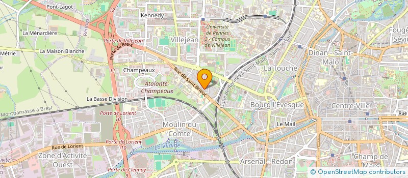 localisation de l'entreprise AMZER'ZO  RENNES