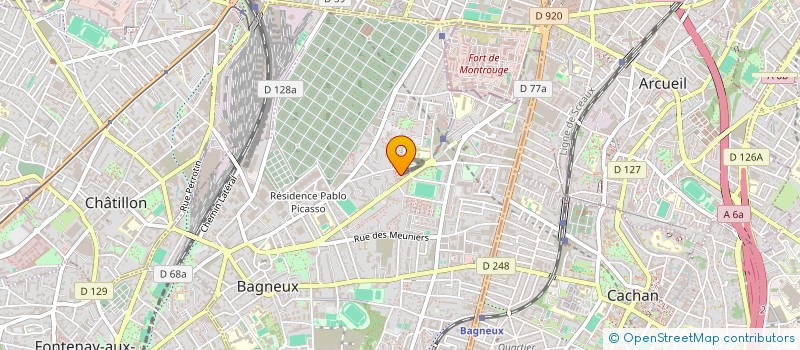 localisation de l'entreprise AMZGG  BAGNEUX