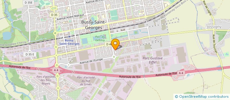 localisation de l'entreprise AMZO SAINT-OUEN  BUSSY-SAINT-GEORGES