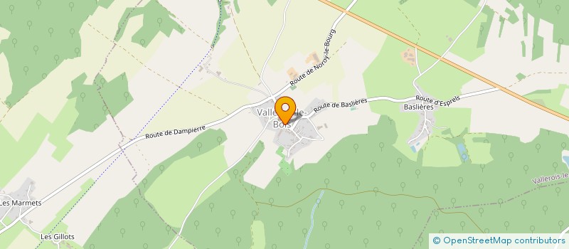 localisation de l'entreprise AMZOH  VALLEROIS-LORIOZ